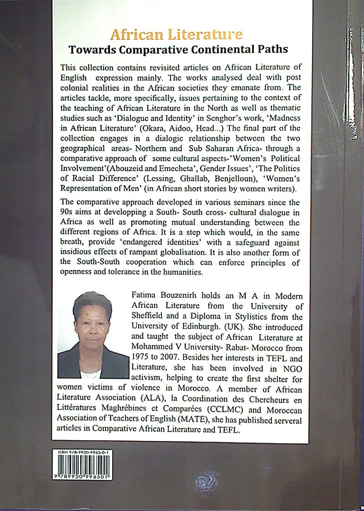 African Literature Towards Comparative Continental Paths