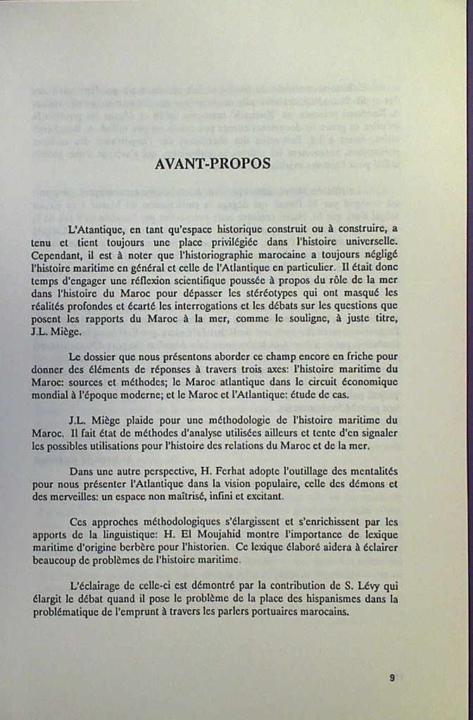 Le Maroc et l'Atlantique