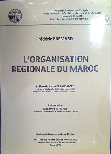 L'organisation Régionale du Maroc