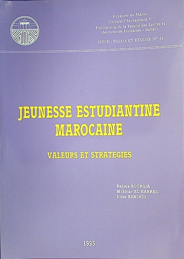 Jeunesse Estudiantine Marocaine valeurs et Stratégies